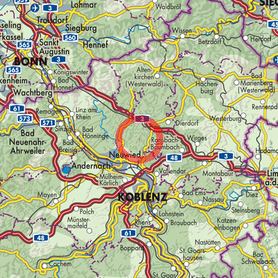 Landkarte Meinborn