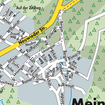Stadtplan Meinborn