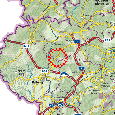 Landkarte Meisburg