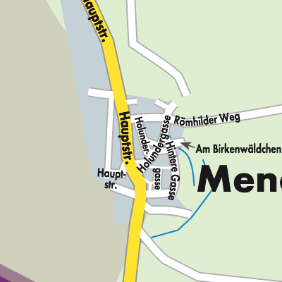 Stadtplan Mendhausen