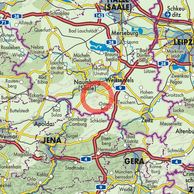 Landkarte Mertendorf