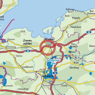 Landkarte Metelsdorf