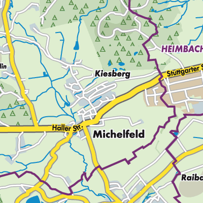Übersichtsplan Michelfeld