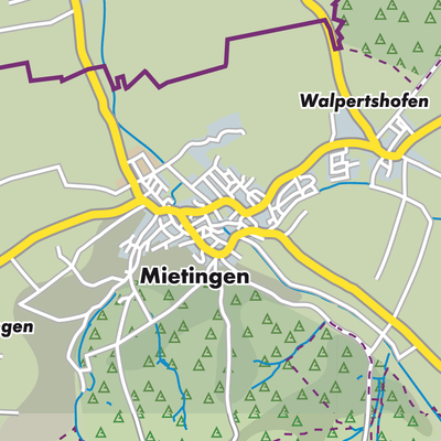 Übersichtsplan Mietingen