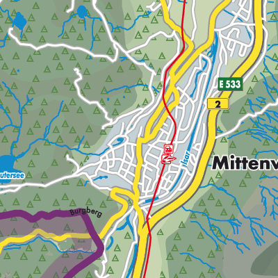 Übersichtsplan Mittenwald