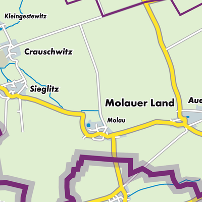 Übersichtsplan Molauer Land