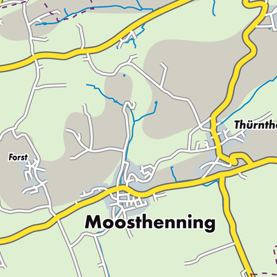 Übersichtsplan Moosthenning
