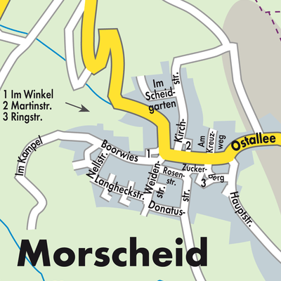 Stadtplan Morscheid