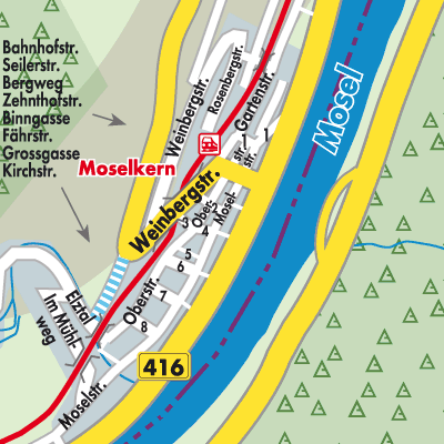 Stadtplan Moselkern
