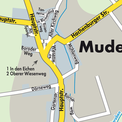 Stadtplan Mudenbach