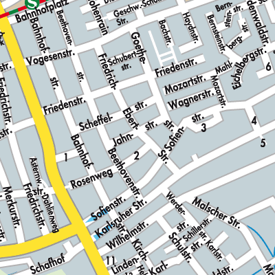 Stadtplan Muggensturm