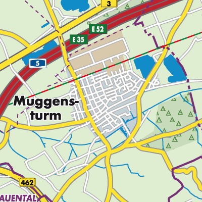 Übersichtsplan Muggensturm