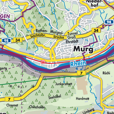 Übersichtsplan Murg