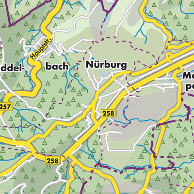 Übersichtsplan Nürburg