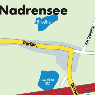 Stadtplan Nadrensee
