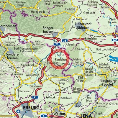 Landkarte Nausitz