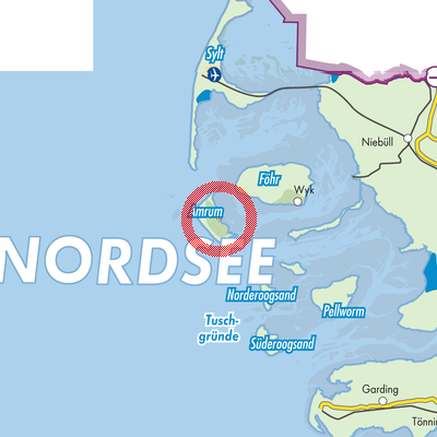 Landkarte Nebel