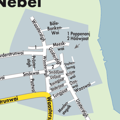 Stadtplan Nebel