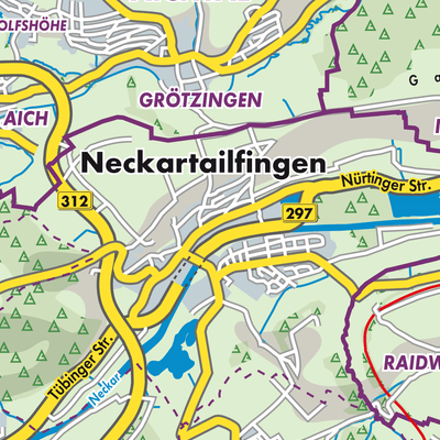 Übersichtsplan Neckartailfingen