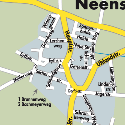 Stadtplan Neenstetten