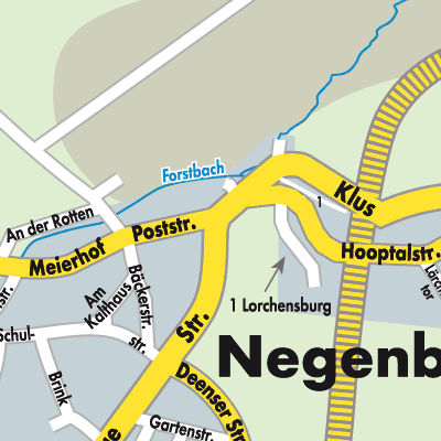 Stadtplan Negenborn