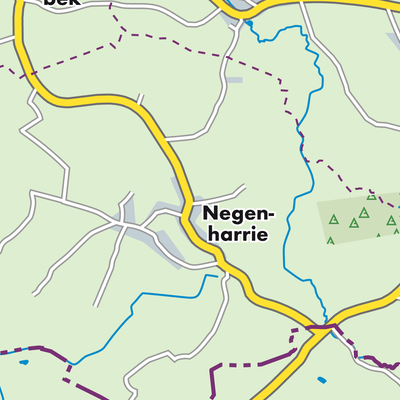 Übersichtsplan Negenharrie