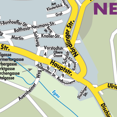Stadtplan Neresheim