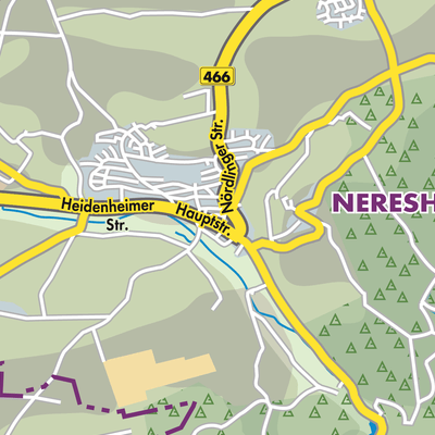 Übersichtsplan Neresheim