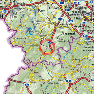 Landkarte Nettersheim