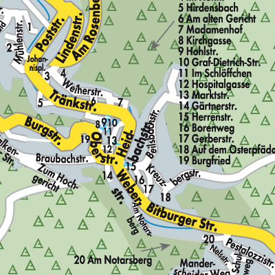 Stadtplan Neuerburg