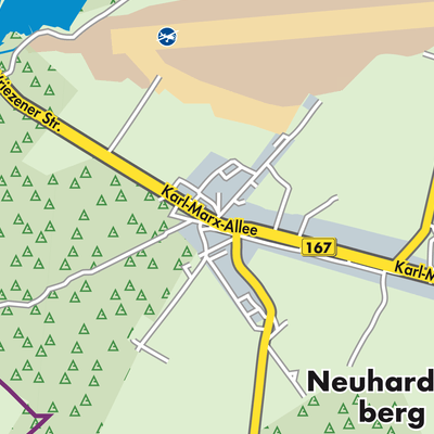 Übersichtsplan Neuhardenberg