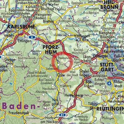 Landkarte Neuhausen