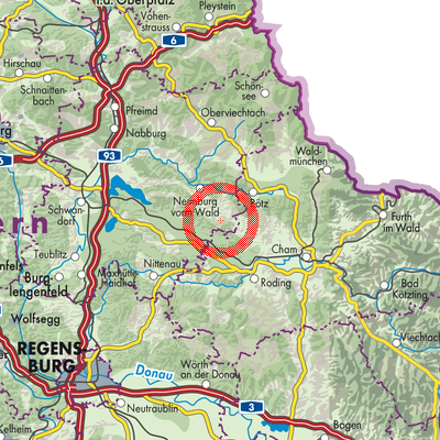 Landkarte Neukirchen-Balbini