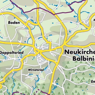 Übersichtsplan Neukirchen-Balbini