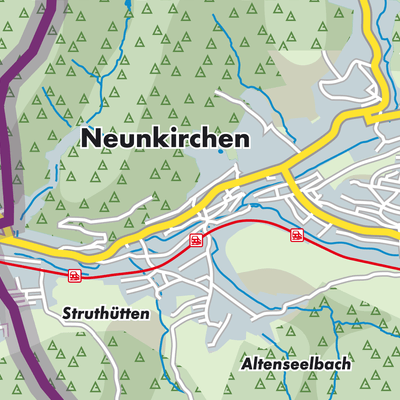 Übersichtsplan Neunkirchen