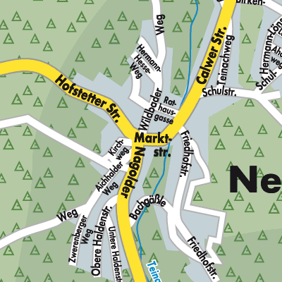 Stadtplan Neuweiler