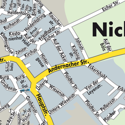 Stadtplan Nickenich