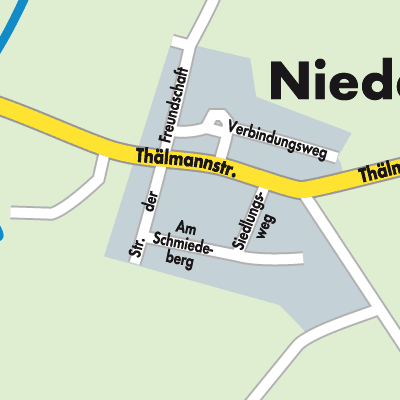 Stadtplan Nieden