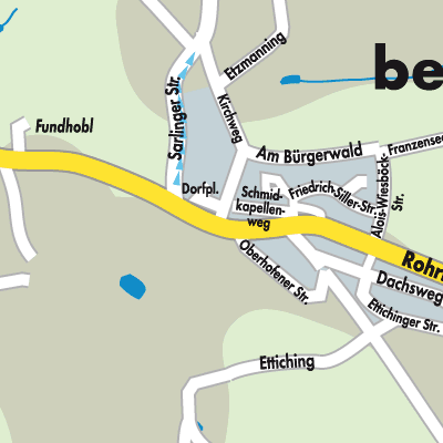 Stadtplan Niederbergkirchen