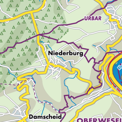 Übersichtsplan Niederburg
