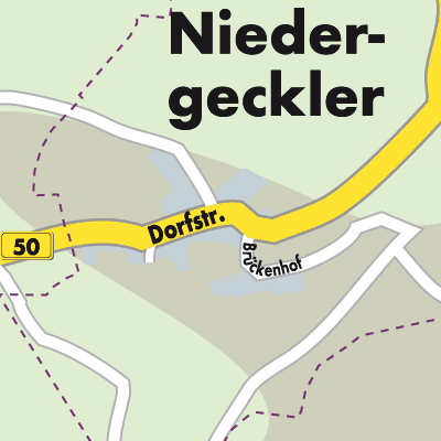 Stadtplan Niedergeckler
