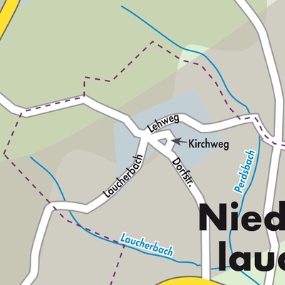 Stadtplan Niederlauch