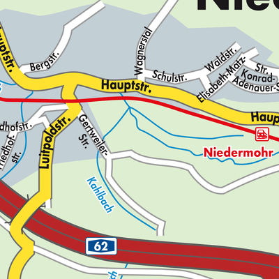Stadtplan Niedermohr