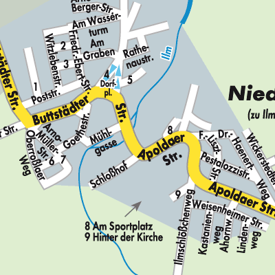 Stadtplan Niederroßla
