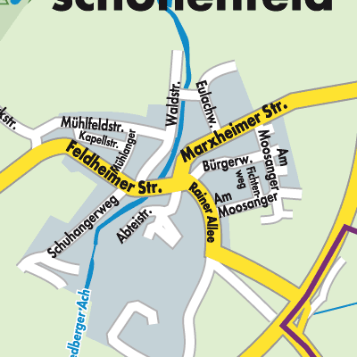 Stadtplan Niederschönenfeld