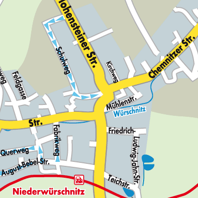 Stadtplan Niederwürschnitz