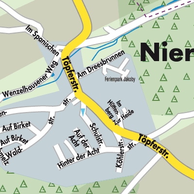 Stadtplan Niersbach