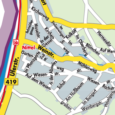 Stadtplan Nittel