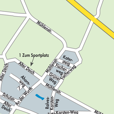 Stadtplan Norddeich