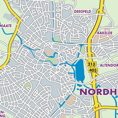 Übersichtsplan Nordhorn